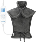 RENPHO Mothers Day Gifts, Electric Heating Pad - 6 Heat Levels for Neck, Shoulder, and Back, Weighted Pad for Snug Fit - Machine Washable, ETL Safety Certified for Cold Nights and Winter, FSA Eligible