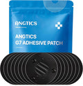 Dexcom G7 Over Patches Waterproof, 30PCS Cgm Sensor Patches Stelo Adhesive Patch G7 Overpatch Full Cover Without Hole, 10+ Days Long Stay, Sensor is Not Included (Black)