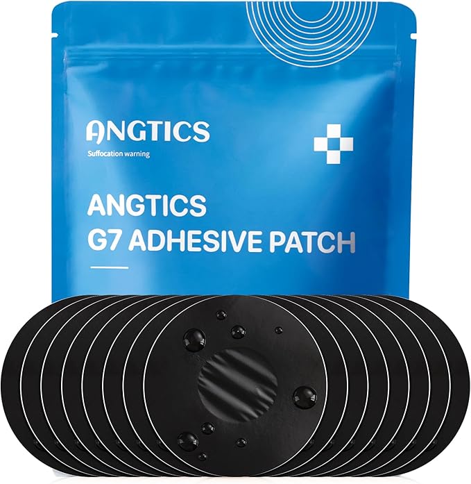 Dexcom G7 Over Patches Waterproof, 30PCS Cgm Sensor Patches Stelo Adhesive Patch G7 Overpatch Full Cover Without Hole, 10+ Days Long Stay, Sensor is Not Included (Black)