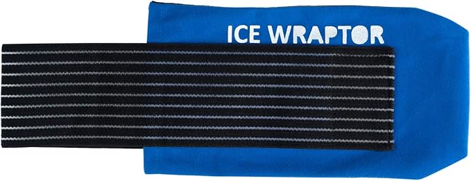 Ice Wraptor Compression Ice Wrap for Ice Packs or Reusable Ice Sheets up to 5x10”- for Joint Pain, Pain Relief, Fits Any Body Part, Compression Wrap