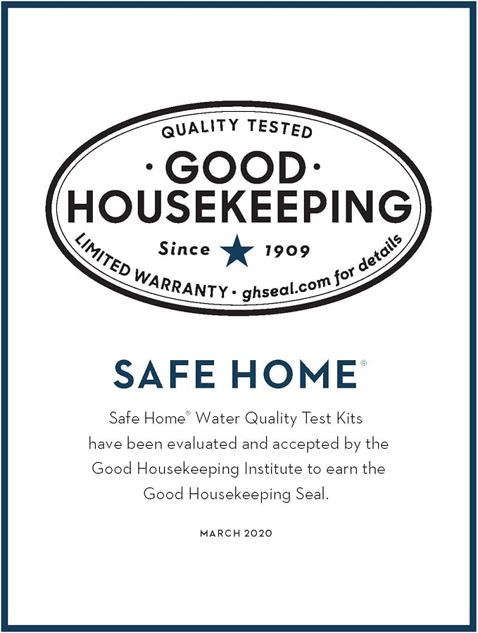 Safe Home® DIY Bacteria in Water Test Kit – Results as Fast as 6 Hours – Detects 50 Different Species of Coliform Bacteria – EPA Lab Certified – Made in the USA – (4 Pack)