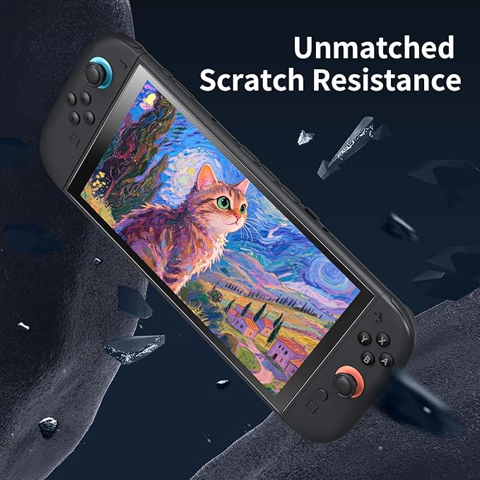 PERFECTSIGHT Anti Glare Matte Blue Light Tempered Glass Screen Protector compatible with Nintendo Switch 2 2025 Eye Protection Low Reflection Relieve Eye Fatigue 1 Pack