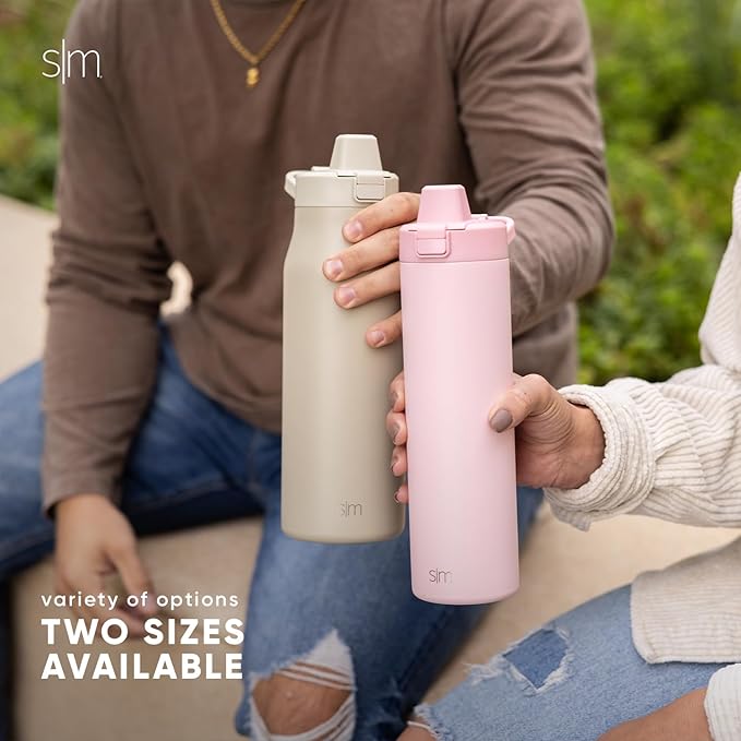 Simple Modern Filtered Water Bottle | Insulated Stainless-Steel Carbon Filter Travel Water Bottles | Reusable for Clean Drinking Water On The Go | 34oz, Sea Glass Sage