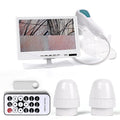 7 Inch Scalp & Skin Analysis Microscope, 50X/200X Dual Lens HD Camera with 4-Split View & 16GB USB, Portable Scalp Camera for Personal Hair Care, Home Use and Mobile Salon Services