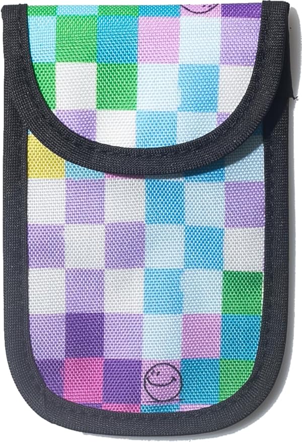 DQL Faraday Key fob Protector, Key fob Signal Blocker, Faraday Pouch, Faraday Bag for Key fob, Key Signal Blocker (Rainbow)
