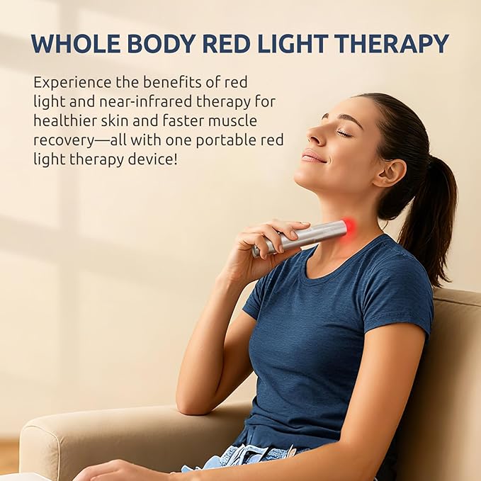 Infrared red Light Therapy is a Handheld red Light Therapy Wand Used to Improve Joint and Muscle Pain. The red Light Therapy Device is Suitable for Whole Body and Facial Care