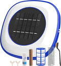 Solar Pool Ionizer Floating Water Cleaner, 85% Less Chlorine, Keeps Pool Water Crystal Clear for Fresh and Salt Water Pools Spas, Reusable