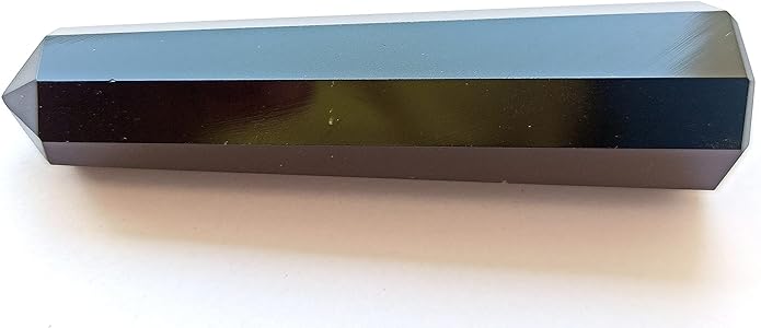 WholesaleGemShop 3 Inch Gemstones Obelisk Tower Jumbo Facet Aura Rock Crystal Natural Polished Earth Wand Spirit