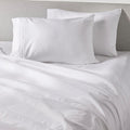 PeachSkinSheets Cooling Bed Sheets for Hot Sleepers - Ultra-Soft Breathable Peachskin Performance Fabric™, Moisture-Wicking, Deep Pocket Sheet Set, Oeko-TEX®, (Split Head King, Classic White)
