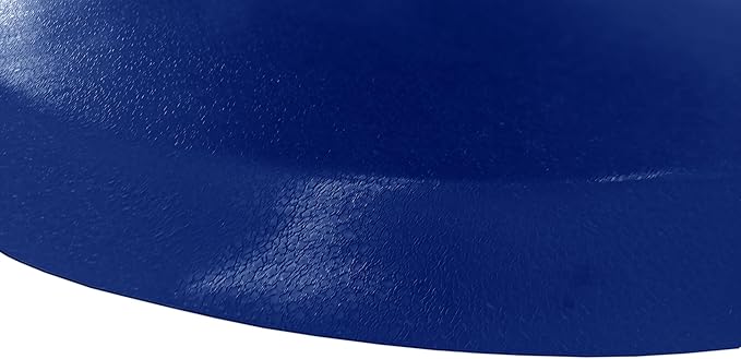 Rhino Mats, Rhino Hide Salon Mat, Non-Slip Standing Cushioned Comfort Anti-Fatigue Mat for Salon, Barbershop, or Spa (Blue, Semi-Circle 3' x 3.5' x 7/8")