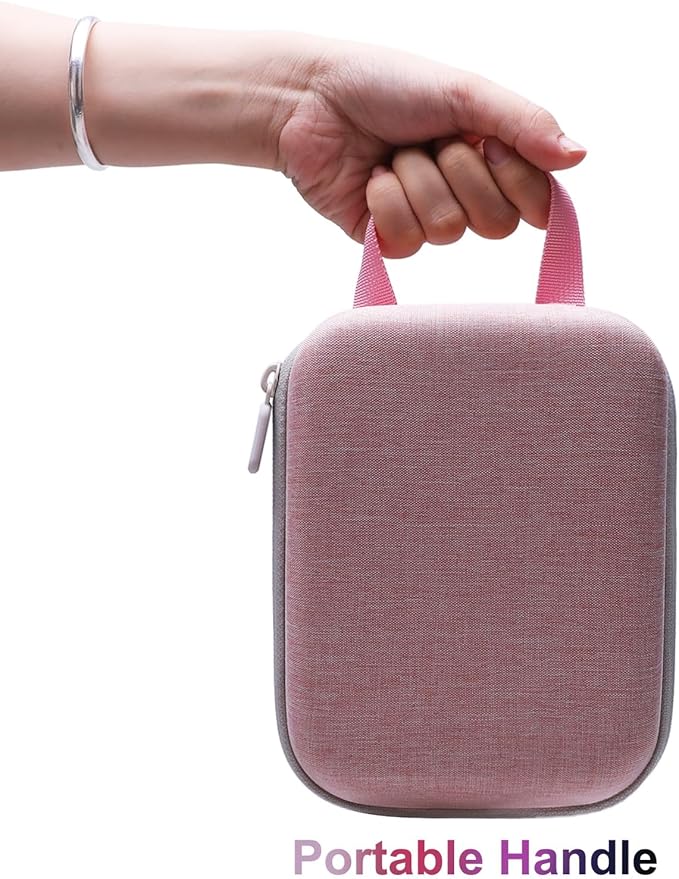 LTGEM Blood Pressure Monitor Case Compatible with OMRON Bronze BP5100 / BP5000 / 5 Series BP742N / BP7200 Blood Pressure Monitor, Pink(Case Only)