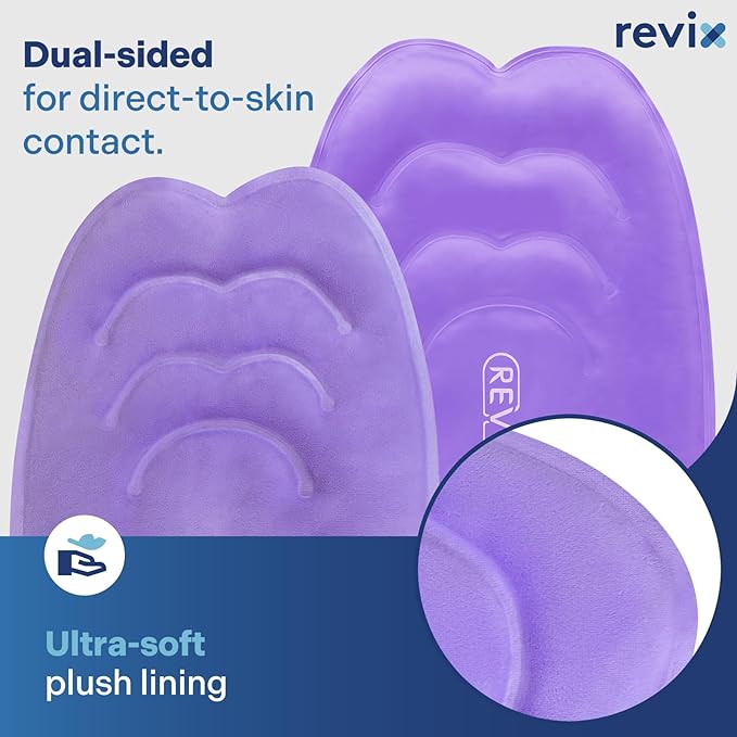 REVIX 20" XXXL Ice Pack for Knee Discomfort and Fatigue, Reusable Extra Large Cold Packs for Relaxation, Knee Replacement Surgery, Promoting Flexibility and Mobility with Cold Therapy, Purple