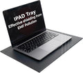 EMF Laptop Tray - Shielding ELF and RF from Computer, Tablets, Cell Phones, Black (8" x 12")
