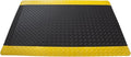 American Classic Diamond Plate Anti-Fatigue Mat – Closed-Cell Polymeric Sponge Base – Industrial Grade, Beveled Safety Edges, 9/16" or 1" Thick – Made in USA (Black/Yellow, 2'x21'x9/16)