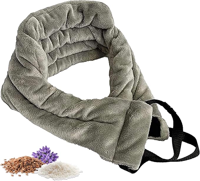 Versa Plus Versatile Heated Neck Wrap Microwavable - Neck Warmer Microwave Heating Pad for Shoulders, Sore Muscles - 29 Inches - 1 Pack - Lavender Scented