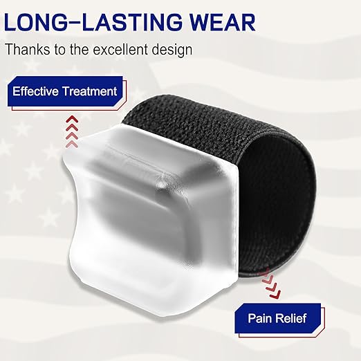 Orthopedic Gel Toe Separators for Overlapping Toes,Big Toe Spacers for Hallux Valgus Corrector with Shock Absorption, All-Day Comfort for Men & Women.