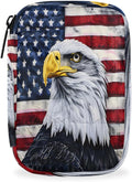 American Flag Animal Eagle Travel Pill Organizer Box Weekly Portable Pill Case Daily Pills 7 Day Small Birth Control Pills Container Removable Compartments for Medicine Vitamins Fish Oil