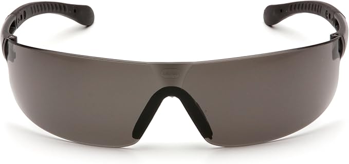 Pyramex Provoq Safety Eyewear Blue Mirror Lens Black Temples