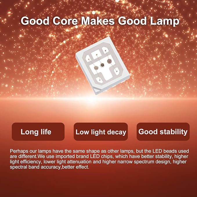 Red Light Therapy for Body Face with Stand,Infrared Light Therapy Lamp,660nm Red Light and Near Infrared 850nm for Back Pain & Muscle Recovery (Large Size)