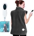 Heating Pad for Neck and Shoulders and Back,Holiday and Birthday Gifts for Family, Friends, and Seniors,Heating Pad for Back Pain Relief,10 Heat Settings, 3 Timers, Auto-Off (Gray)