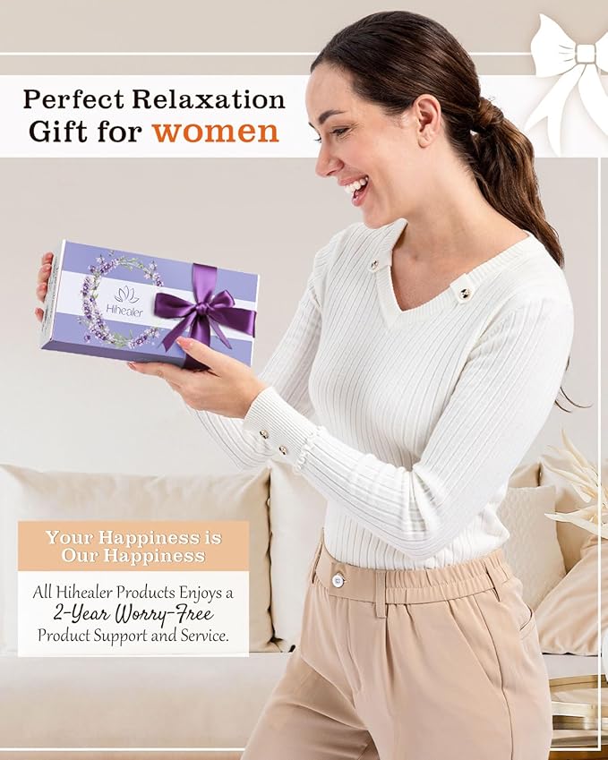 Heating Pad for Neck and Back, Extra Long Microwavable Weighted Moist Heat Pack, Reusable Neck and Back Wrap for Sore Muscles & Stress Relief