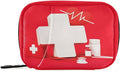 Red Cross Pill Box 7 Day Pill Case Bag Travel Pill Organizer Bag with Zipper Portable Weekly Case Compact Size for Vitamin Supplement Holder
