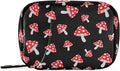 Cute Mushroom Pill Case, Portable Weekly Pill Box Bag Container 7 Days Pill Organizer Vitamin Supplement Holder with Zipper for Travel Family Business