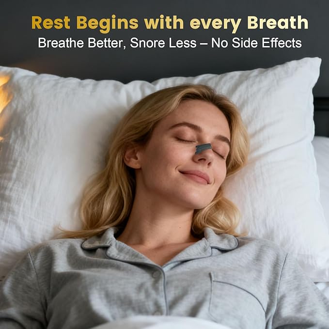 120Pcs Nasal Strips for Snoring, Extra Strength Nose Strips Breathing, Nose Tape for Sports and Sleep, Anti Snoring Strips Help Stop Snoring and Nasal Congestion Relief