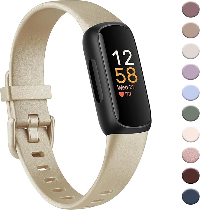 AK Band Compatible with Fitbit Inspire 3 Bands for Women Men, Adjustable Replacement Sport Wristbands Straps for Fitbit Inspire 3 Fitness Tracker