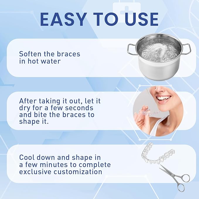 Anti Grinding Guard for Clenching Teeth at Night, Mouth Guard for Grinding Teeth at Night, Teeth Grinding Mouthguards for Sleeping, Comfortable Grinding Guard for Adults