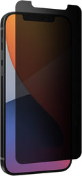 ZAGG Glass Elite Privacy Screen Protector for iPhone 12 Pro Max, Two-Way Privacy Filter, 4X Stronger, Anti-Fingerprint Technology, InvisibleShield, Easy to Install