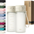 KIVY Slim Water Bottle 22oz with Leakproof Flip Lid [Lightweight & Shatterproof] - Small Drinking Waterbottle - Tritan Bottle Without Straw for School, Sport & Travel - Drinking Bottle - BPA Free