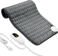 40"X20" Electric Heating pad with 6 Heat Settings, Auto Shut Off, Dark Gray Dry Electric Heating for Back Neck Knee Arms Legs Shoulder Heat Pads for Christmas Birthday Father's Day Mother's Day