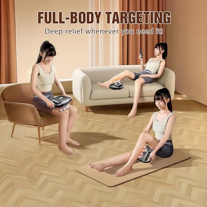 16-Drive Massage Gun Deep Tissue Muscle Massager with 3 Modes & 30 Intensities, Portable Quiet Percussion Massager for Legs, Waist, Back, Neck, Buttocks Muscle Pain Relief
