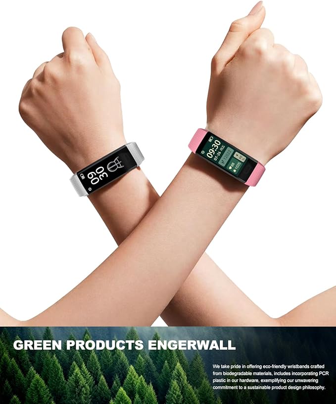 ENGERWALL Watch Band ONLY for Fitness Tracker S5, Replacement Bands Fit for Runmefit S5 Fitness Tracker Smart Watch