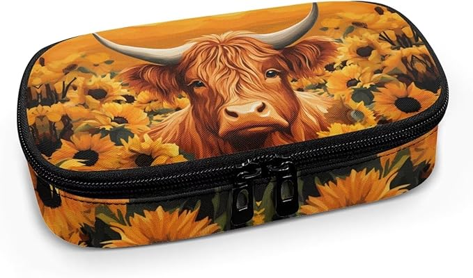 Sunflower Cow Insulin Cooler Travel Bag, Diabetic Medications Organizer Case Great for Daily Use Travel Storage Portable Medication Cooler Bag for Insulin Pens