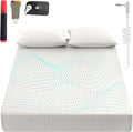 Grounding Sheets King, 90% Organic Cotton+ 10% Pure Silver Fiber,Grounded Bed Sheet Kit, Deep Pocket Grounded Bed Sheet, Relieves Pain - Used for Healthy Sleep Therapy(White, Twin)