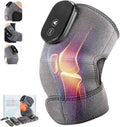 3-in-1 Cordless Knee Shoulder Massager with Heat and Vibration. Adjustable Brace for Shoulders, Elbows, Knees. Gifts for Dad Mom Men Women.(GRAY-3IN1)