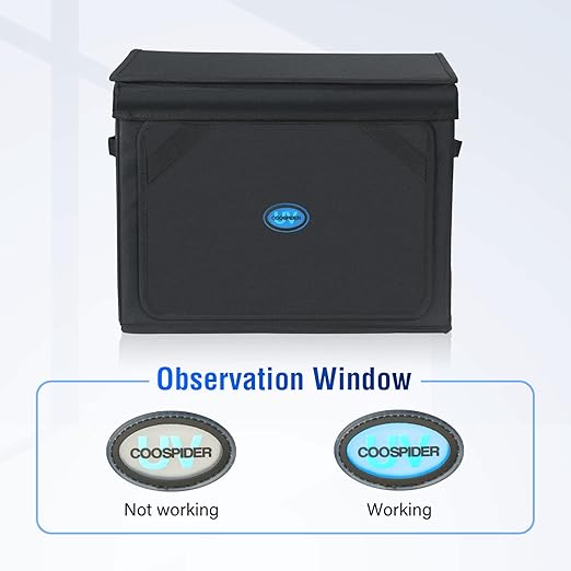 Resin Curing Light Lamp for 3D Printer Large Size Cure Light Box for Machine 3D Printer Led Light 365nm Solidify Photosensitive Resin, 36L/9.5gal, 6w Bulb x3