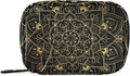 Vintage Floral Mandala Pill Case, Weekly Portable Pill Bag Container 7 Days Pill Box Organizer Vitamin Supplement Holder with Zipper for Travel Family Business