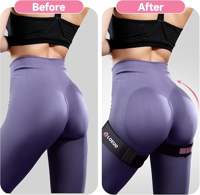 Booty Bands for Working Out Glutes, Adjustable Blood Flow Restriction Bands with Non Slip for Workout Butt & Thigh Building, Occlusion Bands for Women and Men Glutes Easy to Carry