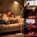 2-in-1 Light Therapy Lamp, 670nm Red Light Therapy Lamp for Sleep & 12000 Lux Happy Light Sun Lamp, Sad Lamp Floor Lamp with Remote Timer, Eye-Safe UV-Free, 9 Colors 10 Brightness for Bedroom Office