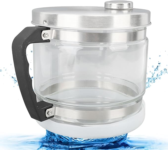 Fabater Glass Carafe, 1 Gallon / 4L Water Jar for Distiller, Replacement Collection Bottle, Compatible With Most Countertop Distillers, Storage for Juice