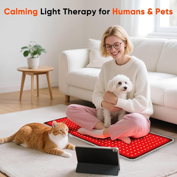 Red Light Therapy Pad for Body, FSA Eligible HSA 360 LEDs Infrared Light Therapy Mat, 660nm & 850nm Wrap Belt Blanket for Back Shoulder Knee Waist Stomach Muscle Pain Relief, 31" x 12" Large