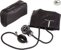 McKesson Aneroid Sphygmomanometer – Manual Blood Pressure Cuff Monitor with Carrying Case, Cuff 23-40 cm, Black, 20 Count
