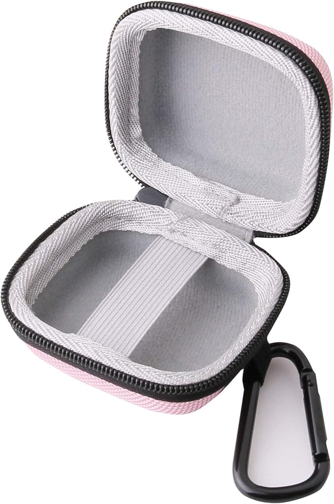 WERJIA Hard Storage Case for Fingertip Pulse Oximeter Blood Oxygen Fingertip Oximeter Case (Pink)