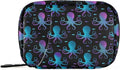 Travel Pill Organizer Bag Weekly Pill Organizer Case Gradient Octopus Fish Portable Small Daily Pill Boxes for Vitamin Fish Oils Supplement Holder with Zipper Compact Size
