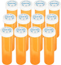 Plastic Medicine Pill Bottles with Child Resistant Caps - Push Down and Turn - Prescription Vial, Medicine Container, Pill Cases Dispenser Organizers (12pcs, 60 Dram)