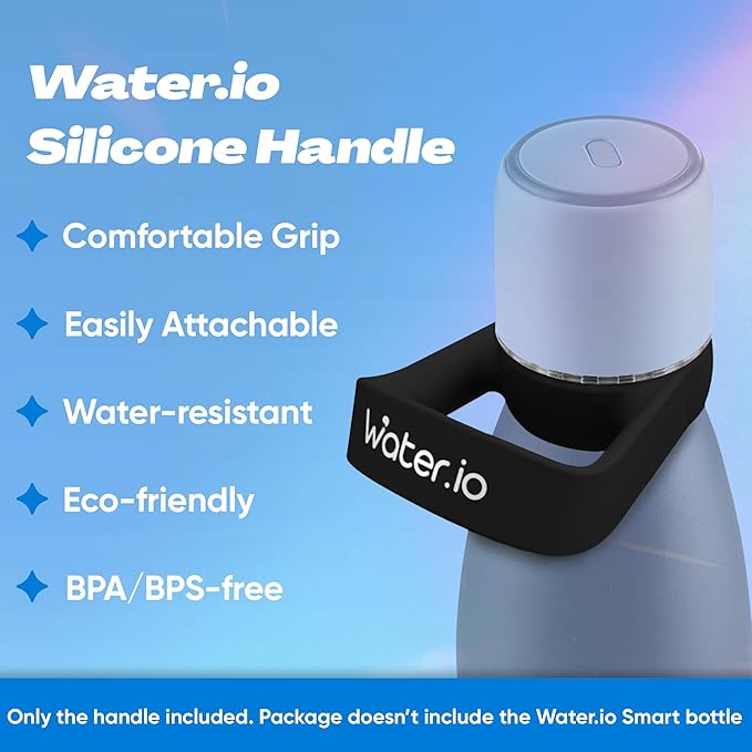 Smart Water Bottle Carrier Handle - Durable Bottle Handle with Innovative Design, Flexible Grip, and Easy Installation. Lightweight BPA/BPS Free Silicone for Comfortable Carrying