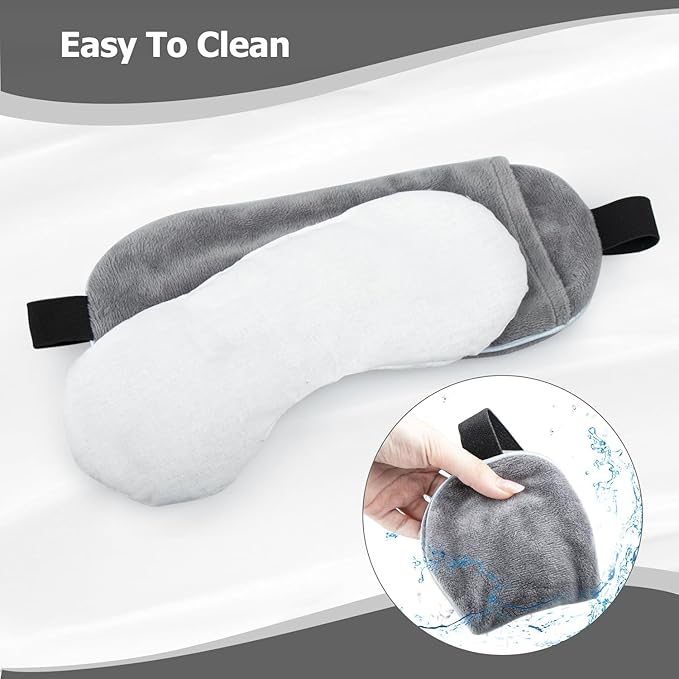 Moist Heat Eye Compress&Microwave Hot Eye Mask for Dry Eyes，Heated Eye Mask Natural and Healthy Therapies